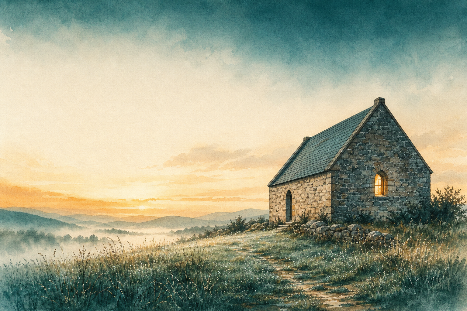 Solenari Care Faith — chapel at dawn